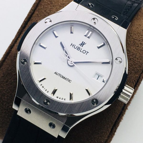 Hublot Classic Fusion HB Factory white silver Watch 7
