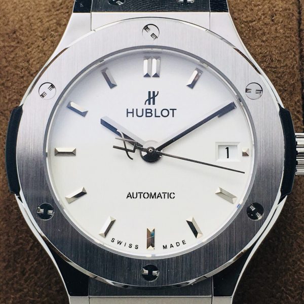 Hublot Classic Fusion HB Factory white silver Watch 8