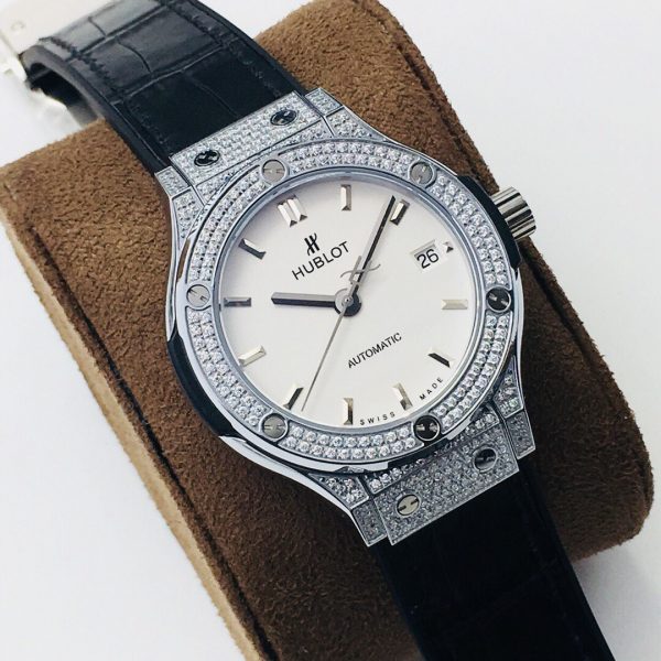 Hublot Classic Fusion HB Factory white silver jewelry Watch 9
