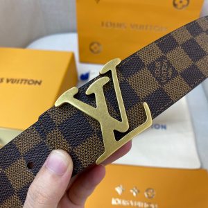 LV Foundry Goods 4.0 brown caro gold Belts 8