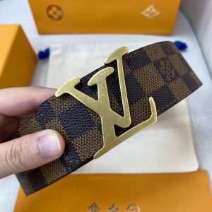 LV Foundry Goods 4.0 brown caro gold Belts 10