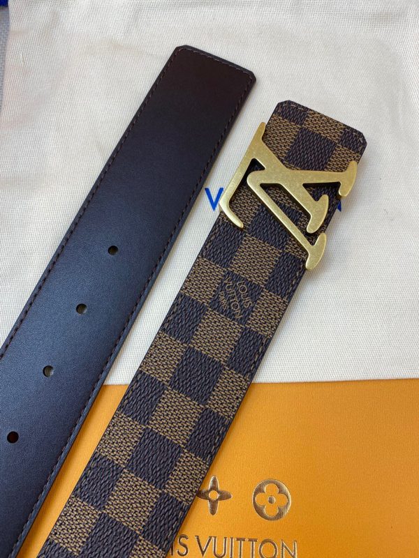 LV Foundry Goods 4.0 brown caro gold Belts 5