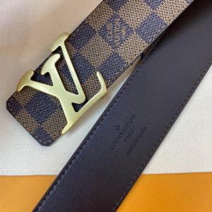 LV Foundry Goods 4.0 brown caro gold Belts 12