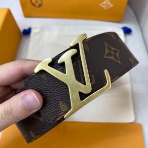LV Foundry Goods 4.0 brown gold Belts 12