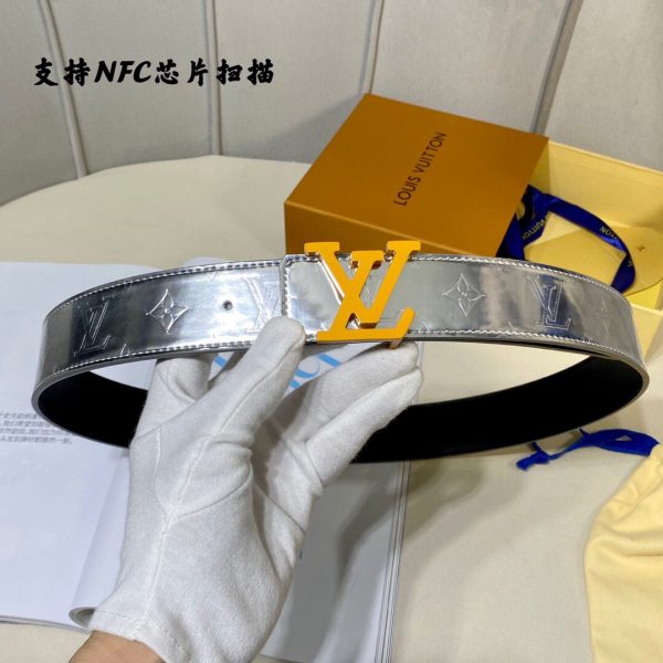 Louis Vuitton Donkey's New silver x gold Logo Belts 4