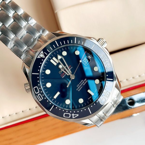 Omega Seamaster SL.BGW9 blue silver Watch 5