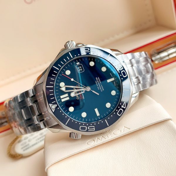 Omega Seamaster SL.BGW9 blue silver Watch 7