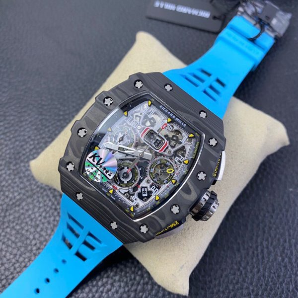 RM-011 V2 New Upgraded Version black blue Watch 1