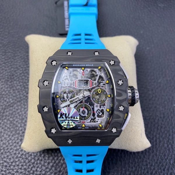 RM-011 V2 New Upgraded Version black blue Watch 9
