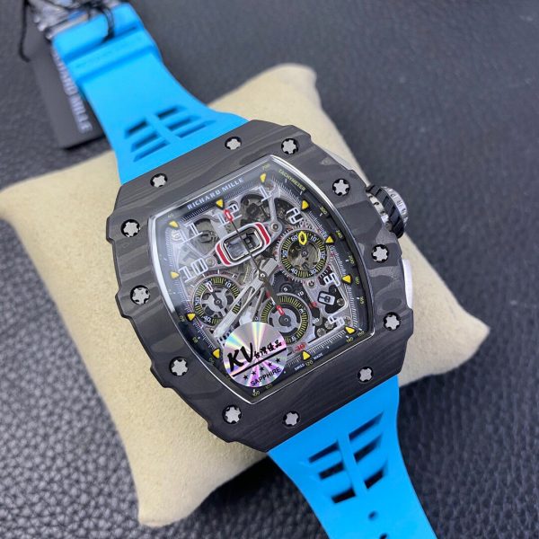 RM-011 V2 New Upgraded Version black blue Watch 10