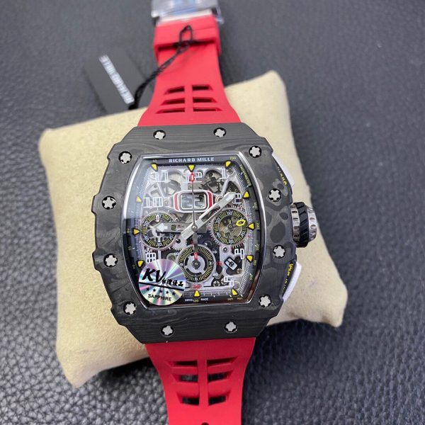 RM-011 V2 New Upgraded Version black red Watch 5