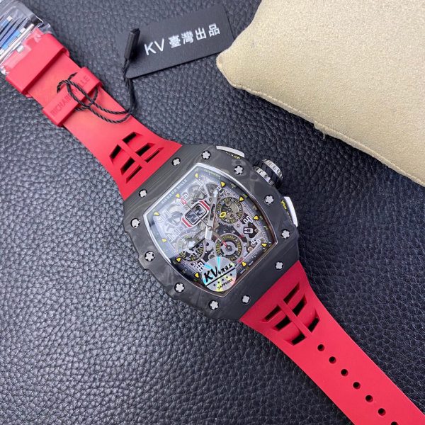 RM-011 V2 New Upgraded Version black red Watch 7
