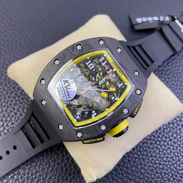 Richard Mille RM-011 "Yellow Storm" black Watch 1