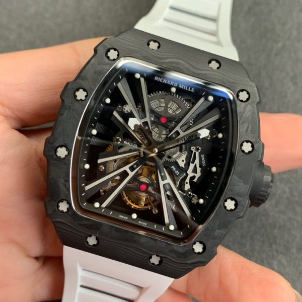 Richard Mille RM 12-01 Tourbillon Limited Editions black white Watch 1