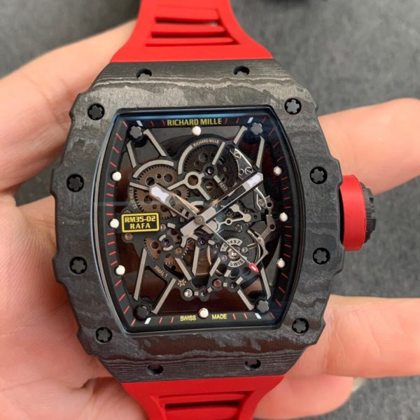 Richard RMX RM35-02 black red Watch 8