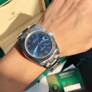 Rolex Datejust 2021 New 41mm blue Watch 10