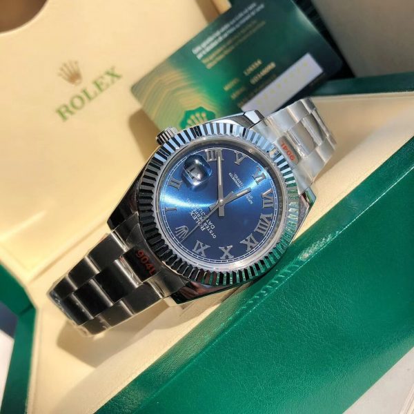 Rolex Datejust 2021 New 41mm blue Watch 5