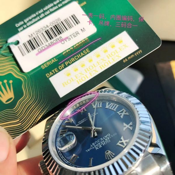 Rolex Datejust 2021 New 41mm blue Watch 7
