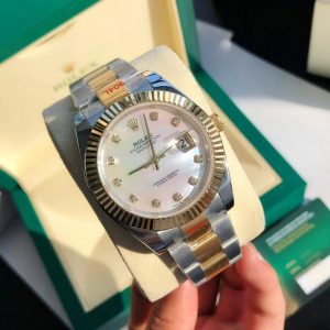 Rolex Datejust 2021 New 41mm gold and silver Watch 17