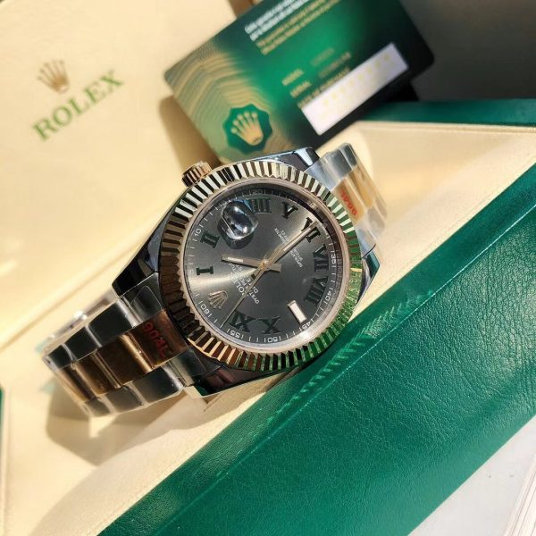 Rolex Datejust 2021 New 41mm gray gold and silver Watch 6