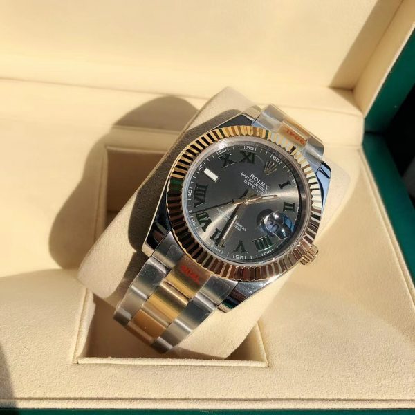 Rolex Datejust 2021 New 41mm gray gold and silver Watch 7