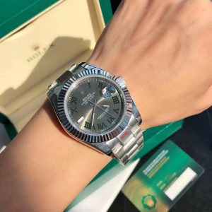 Rolex Datejust 2021 New 41mm gray silver Watch 10