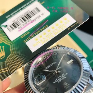 Rolex Datejust 2021 New 41mm gray silver Watch 14
