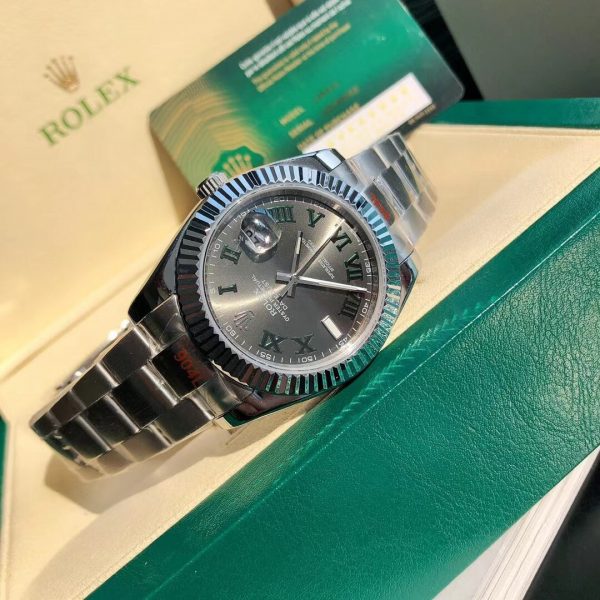 Rolex Datejust 2021 New 41mm gray silver Watch 7