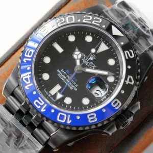 Rolex Greenwich GMT 126710blnr black x blue Watch 14
