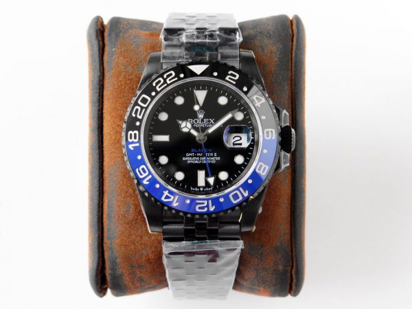 Rolex Greenwich GMT 126710blnr black x blue Watch 1