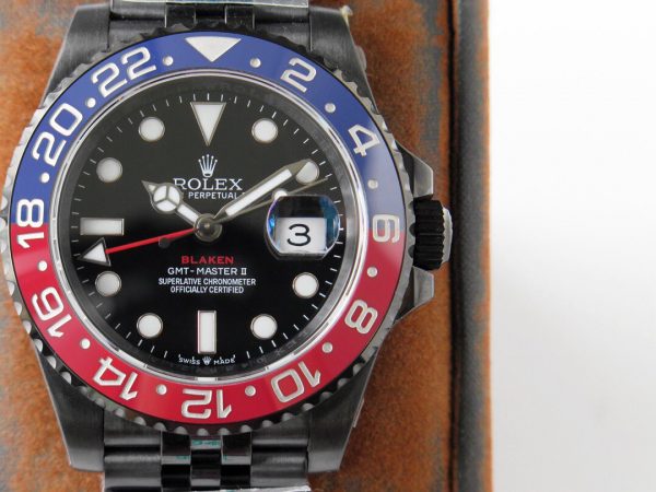 Rolex Greenwich GMT 126710blnr blue x red Watch 8