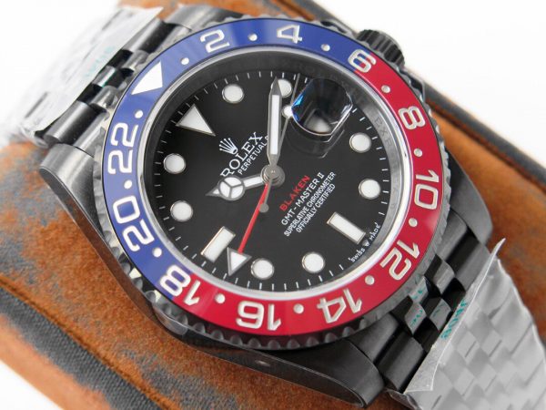 Rolex Greenwich GMT 126710blnr blue x red Watch 10