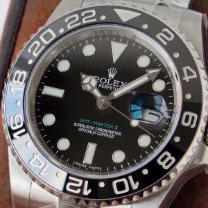 Rolex Greenwich Type II GMT black silver Watch 15