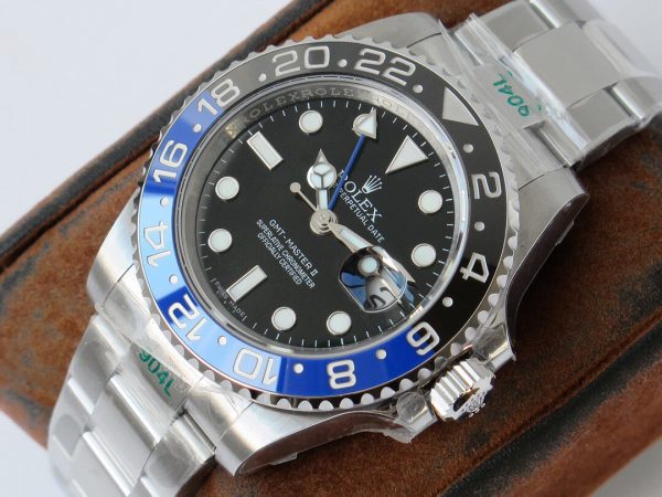 Rolex Greenwich Type II GMT black x blue Watch 7