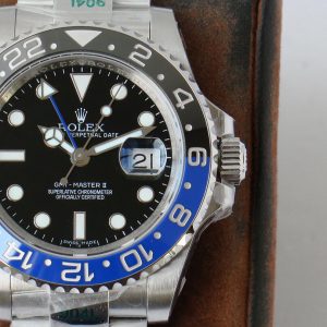 Rolex Greenwich Type II GMT black x blue Watch 17