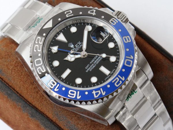 Rolex Greenwich Type II GMT black x blue Watch 10