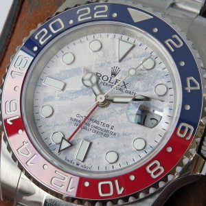 Rolex Greenwich Type II GMT red and blue silver Watch 15