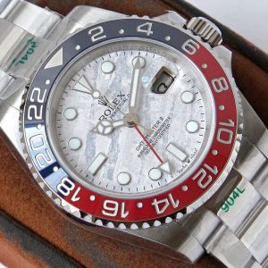Rolex Greenwich Type II GMT red and blue silver Watch 18