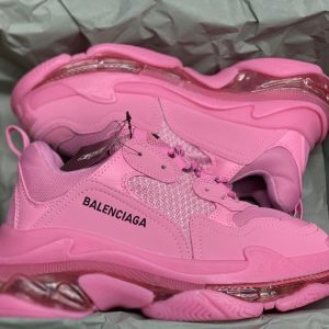 Shoes Balenciaga Triple S cushion old full pink 13