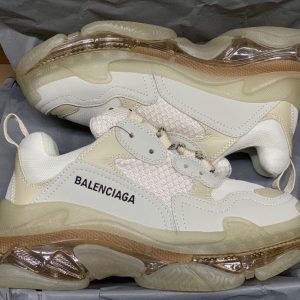 Shoes Balenciaga Triple S cushion old white x beige 14