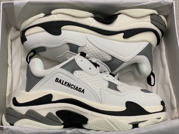 Shoes Balenciaga Triple-s Stall Spot white x gray x black 1
