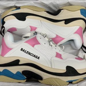 Shoes Balenciaga Triple-s Stall Spot white x pink x blue 11