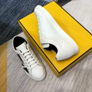 Shoes FENDI 2018 Skateboard white x black 18