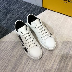 Shoes FENDI 2018 Skateboard white x black 19