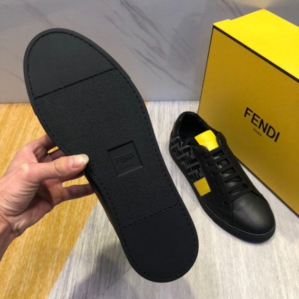 Shoes FENDI 2020 Skateboard black x yellow 3