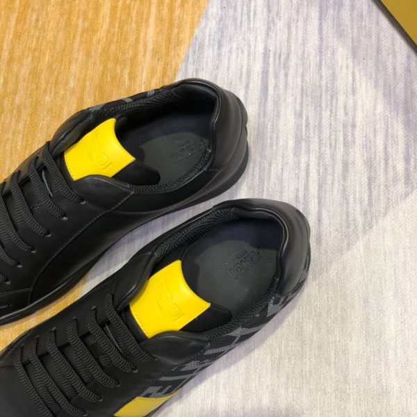 Shoes FENDI 2020 Skateboard black x yellow 4