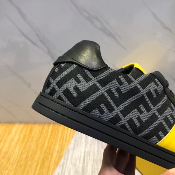 Shoes FENDI 2020 Skateboard black x yellow 5