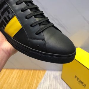 Shoes FENDI 2020 Skateboard black x yellow 15