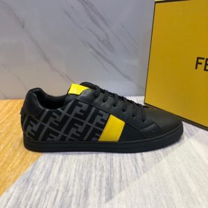 Shoes FENDI 2020 Skateboard black x yellow 16