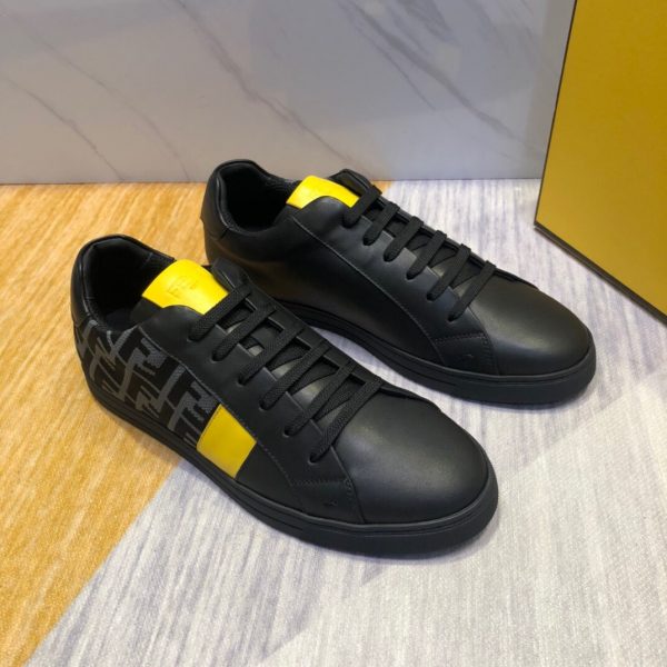 Shoes FENDI 2020 Skateboard black x yellow 1